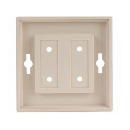 Nmc Sign Frame, Square Corners, Almond, 2x8 783-508